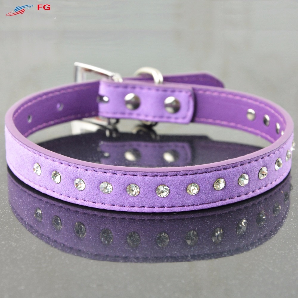 (50 //lot) κ      ֿ   diamante studded collar chain for pet dog cat
